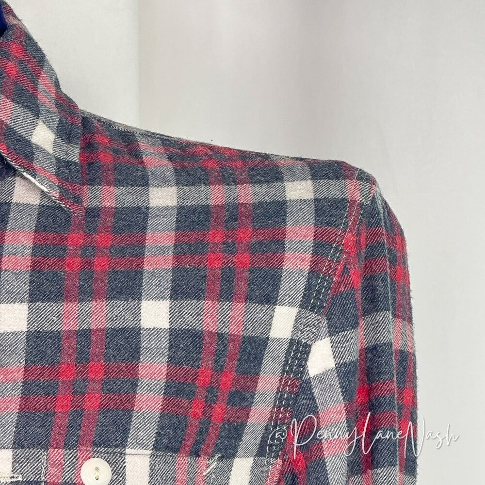 Gap Men's Long Sleeves Plaid Flannel Button Down Shirt Small S - Picture 6 of 11